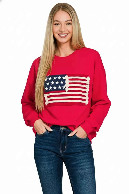 French Terry American Flag Pullover eb7127f3-b116-4652-9f1b-b94868f7dc90-Max-Origin