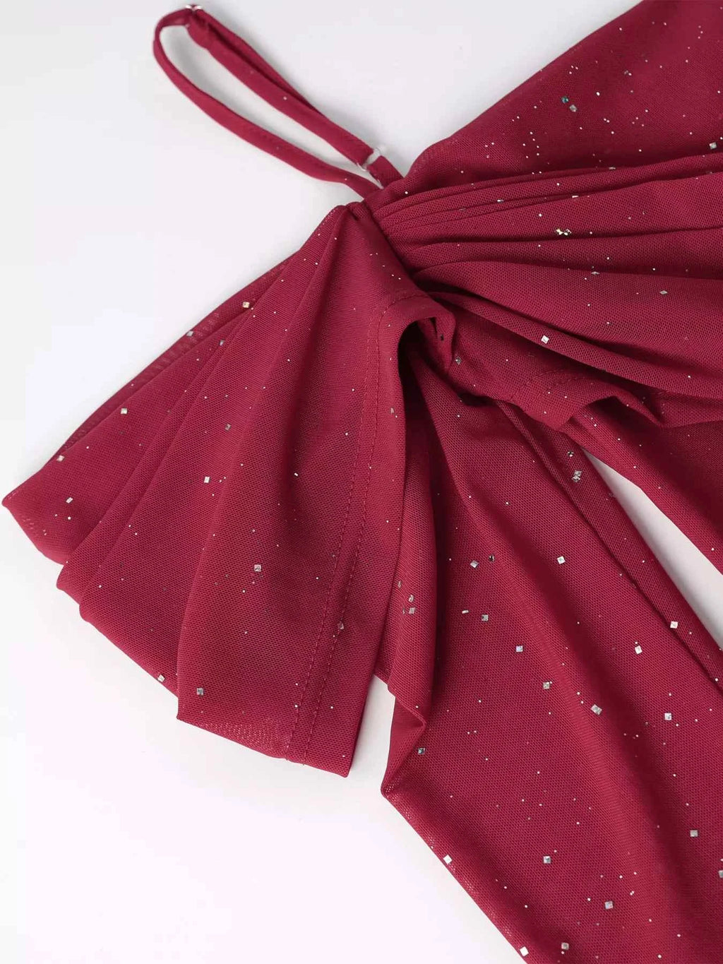 Glitter Ruched Long Sleeve Mermaid Maxi Dress eb775e3e2db1420cac33e85ade5cc936-Max-Origin