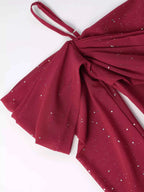 Glitter Ruched Long Sleeve Mermaid Maxi Dress eb775e3e2db1420cac33e85ade5cc936-Max-Origin