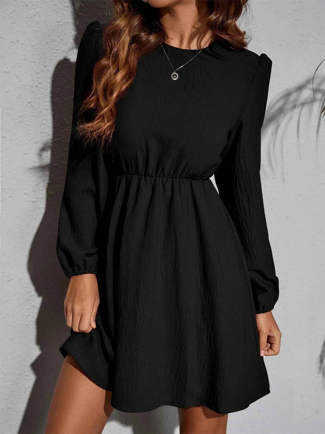 Long Sleeve Casual Mini Dress eb943841cfd6429e934eea7a102d50d6-Max-Origin
