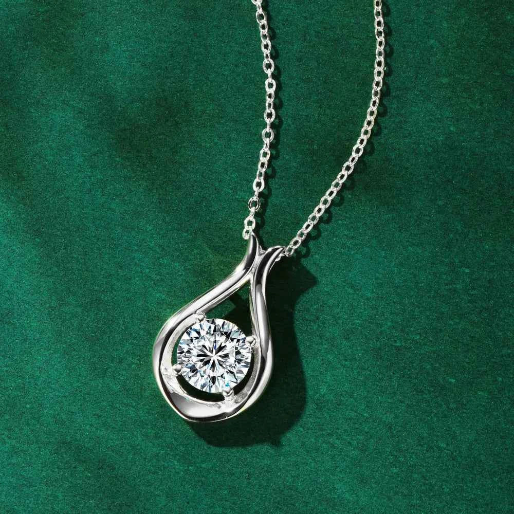 2 Carat Moissanite 925 Sterling Silver Pendant Necklace ebaa530d-b33f-4e55-8fbb-f2d84b755b24-Max
