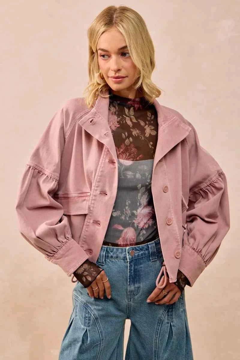 BiBi Flower Printed Mesh Lace Top with Thumb Opening ebb71899d7dc443c800508061f9358c5-Max-Origin