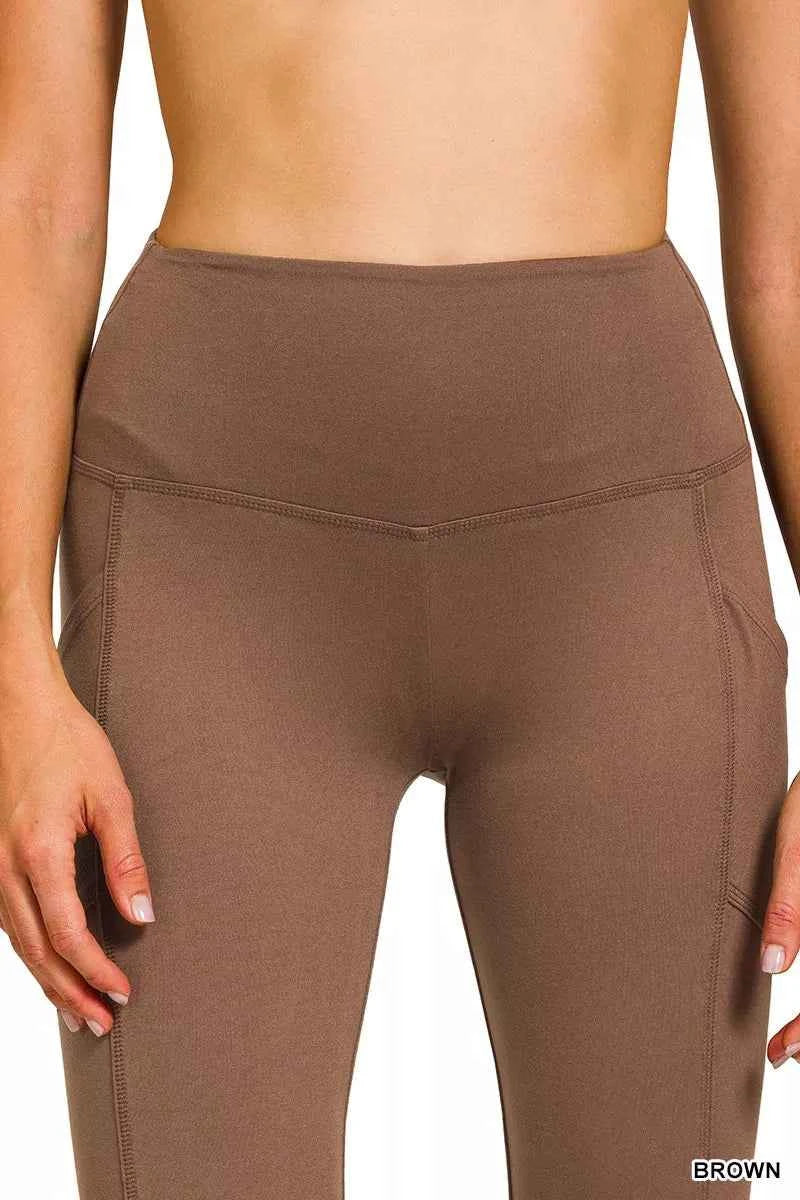 Zenana Brushed Dty Microfiber Flare Pants ebc22884b6df487ca1f72576f7c68d11-Max-Origin