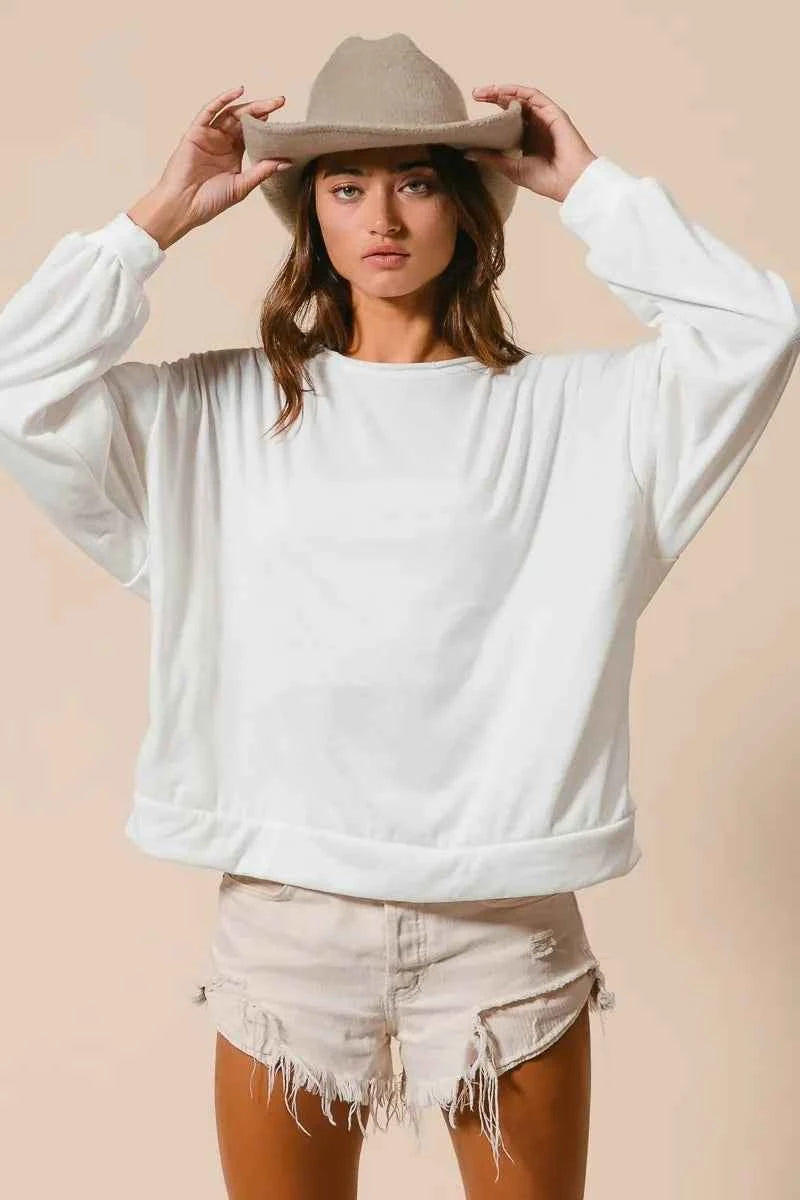 Loop Terry Pull Over With Cut Edge Band ebced94db7c34611b7c67b4996b7ae4d-Max-Origin