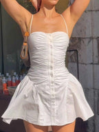 Ruched Button-Front Summer Dress ebcf58f711264fedb66a0dd5c8626f1a-Max-Origin