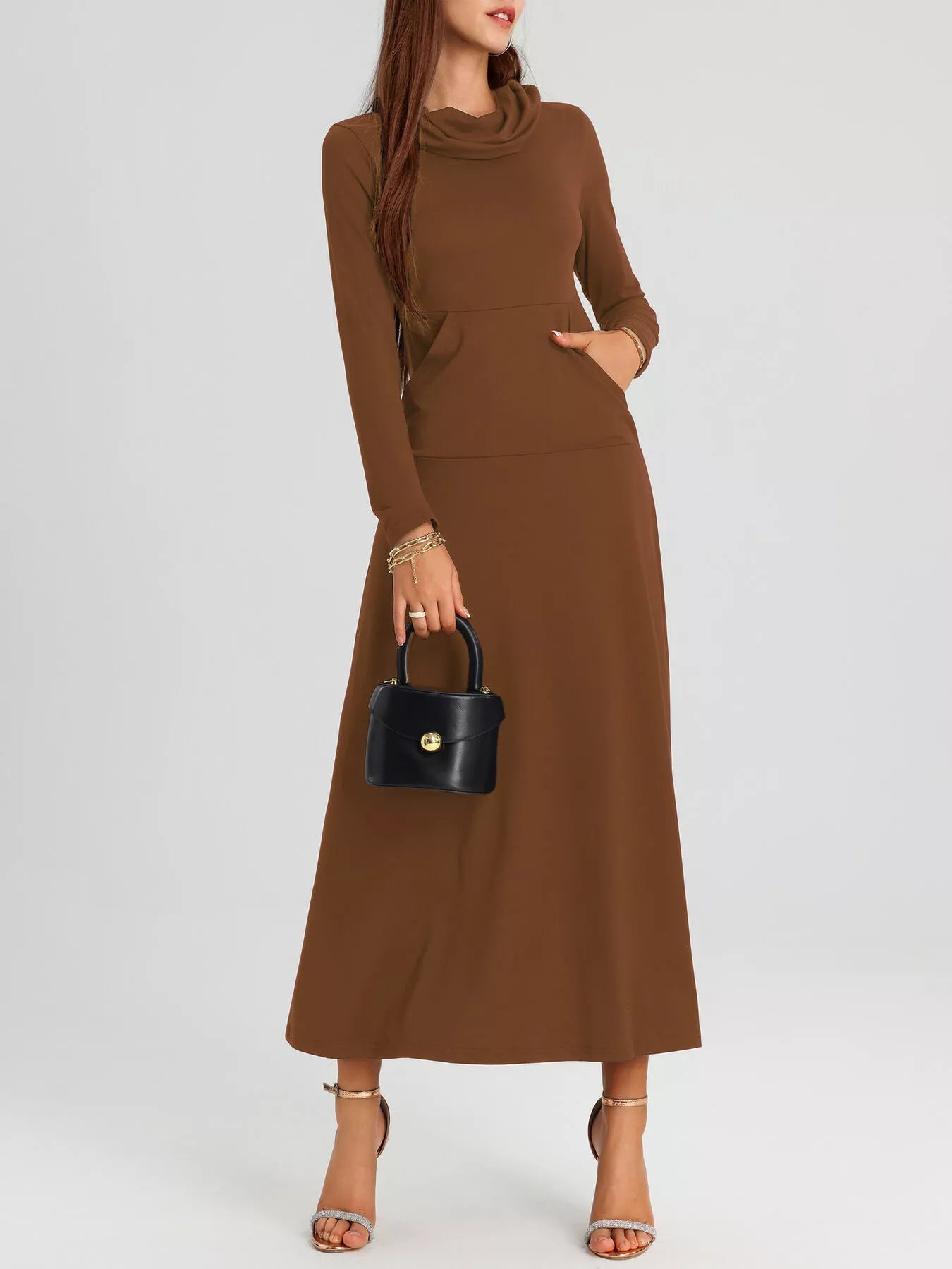 Cowl Neck Long Sleeve Midi Dress ebdf6997c0d84efc89a0951f6022629c-Max-Origin