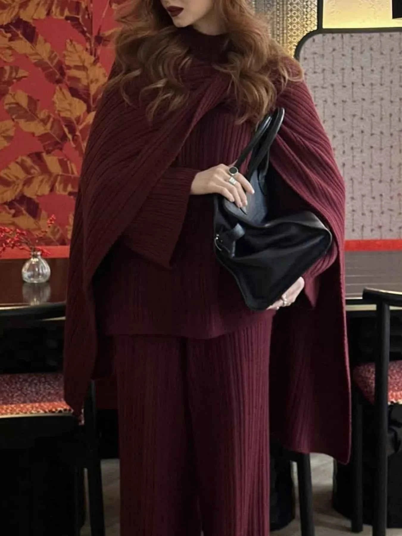 3-Piece Crew Neck Ribbed Sweater and Wide-Leg Pants Set with Scarf ebf4c698-ed75-41b9-9d06-a3085a09b753-Max-Origin