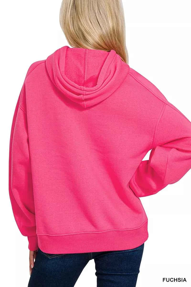 Zenana Drawstring Relaxed Fit Fleece Hoodie ec142064-16d9-4646-b30c-409031ba8156-Max-Origin