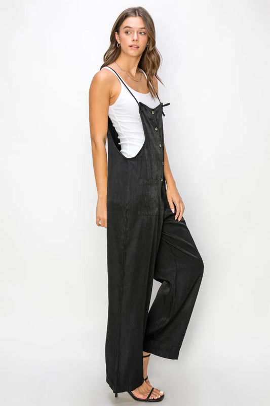 Half Button Sleeveless Straight Jumpsuit ec44d5ca-ca8f-4ee2-9b77-180b4566c227-Max