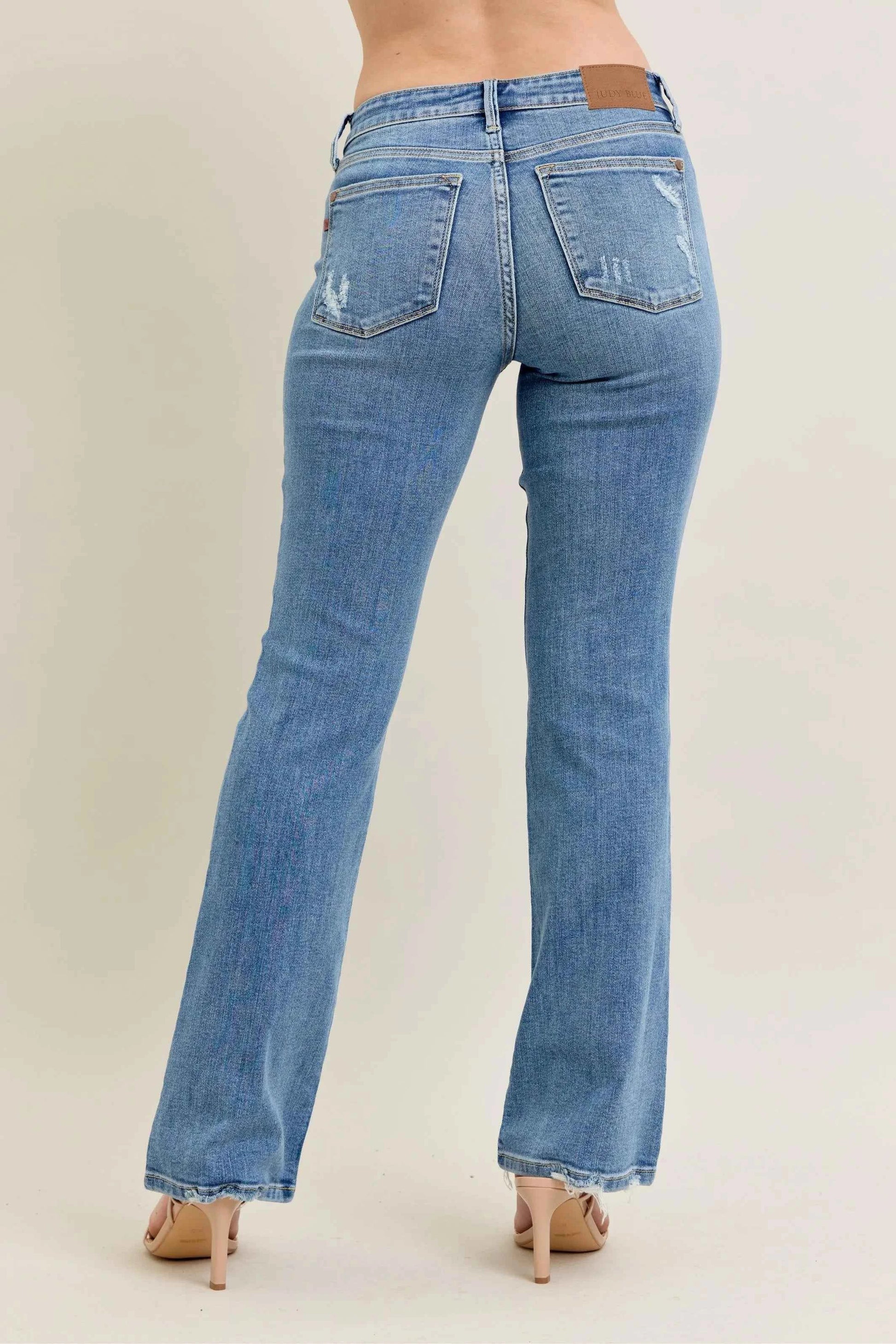 Judy Blue Full Size Mid Rise Wash Destroy Hem Bootcut Jeans Plus Size ec63642877f14d489b8f4f2eb33abd3c-Max-Origin