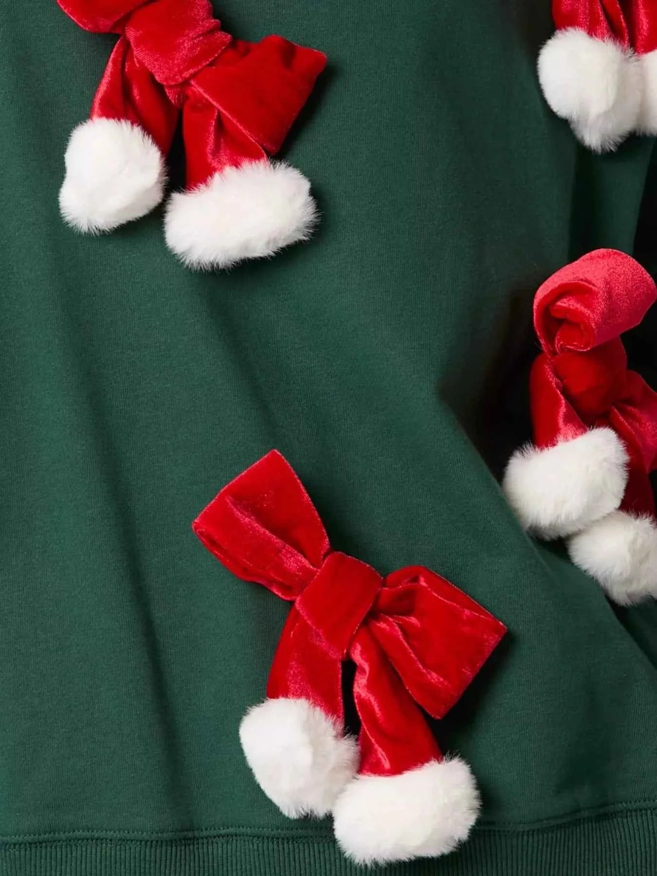 Christmas Long Sleeve Sweatshirt with Pom-Pom Bow Decoration ec63f4dd-e6f0-437e-90e4-e23b0b98da2e-Max-Origin