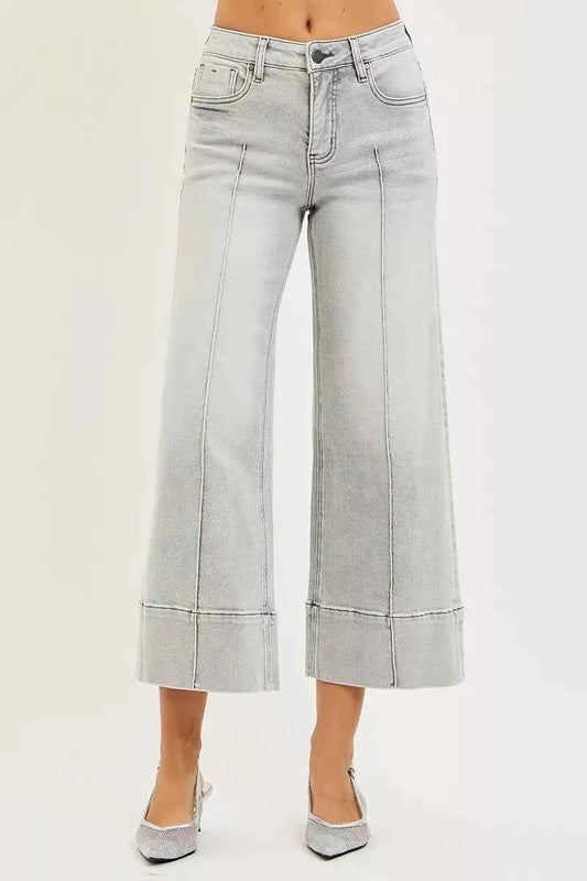 Tummy Control Mid Rise Crop Wide Pintuck Front Jeans ec84e88dac594246b18a148ea2d9fa10-Max-Origin