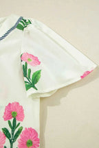 Floral Print Flutter Sleeve Summer Mini Dress ec87aa24-17da-45cd-9c87-4d257366ca1d-Max-Origin