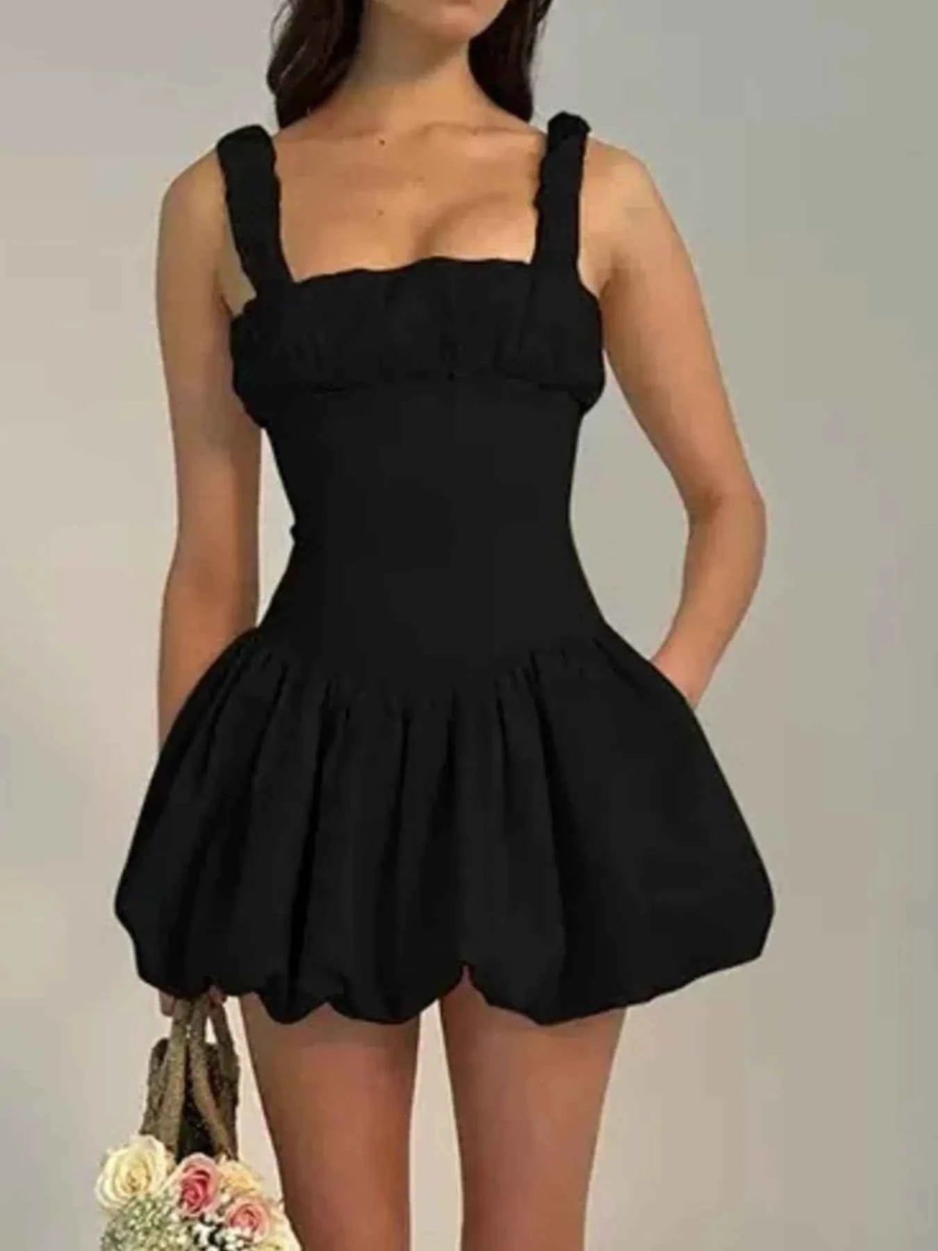 Bubble Hem Mini Dress ec9ec93c-112b-44d5-acca-4ca67f69e2af-Max-Origin