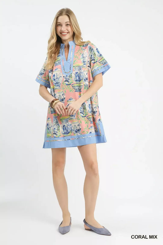 Mix Abstract Print Mini Dress ece4ab58-82b2-48f6-a1e2-ce166f5a6278-Max-Origin