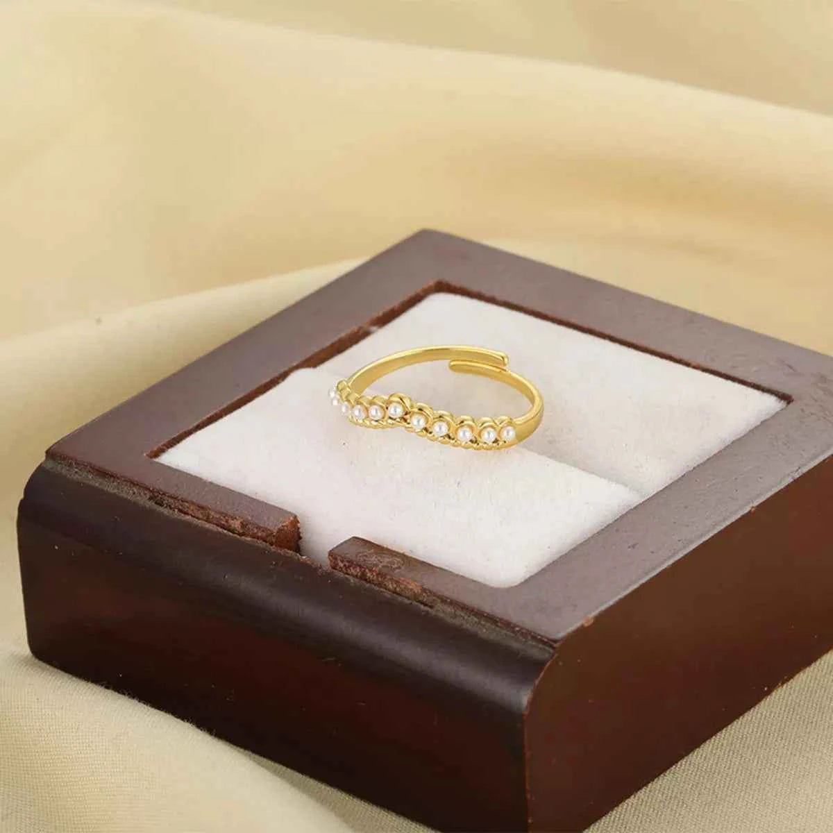 Pearl Embellished Adjustable Ring ece6f851-c2f8-4b53-bff9-4871c50756b5-Max-Origin