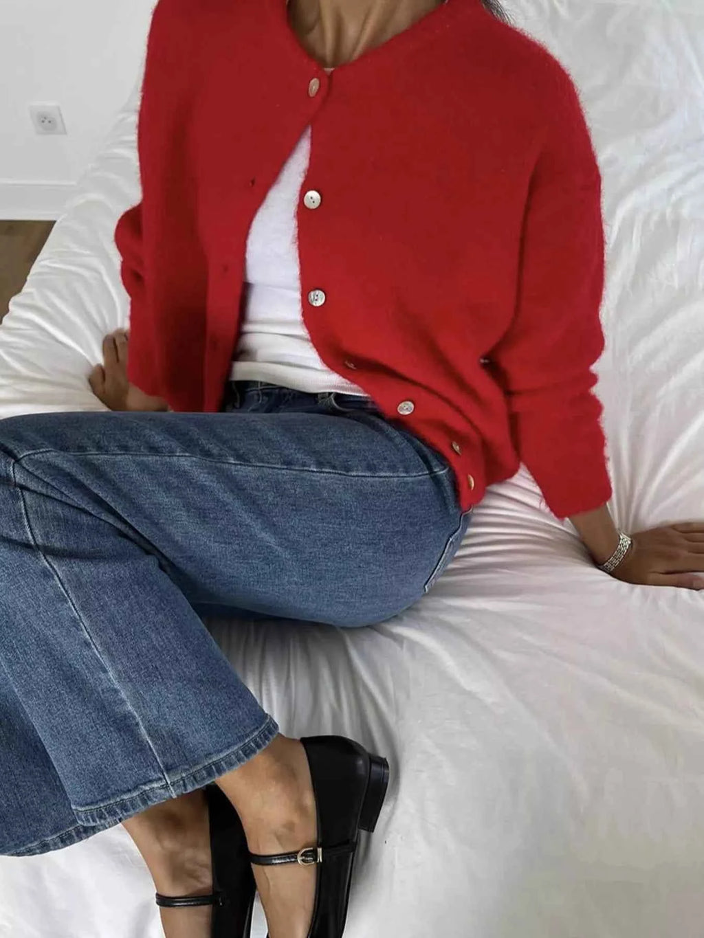 Button Up Long Sleeve Cardigan ecf94f3f44fc433280a8e87a45f39dca-Max-Origin