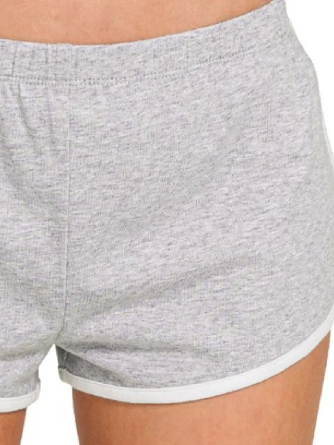 Elastic Waistband Dolphin Shorts ed003f97-d789-420f-99aa-141088b01c1e-Max-Origin