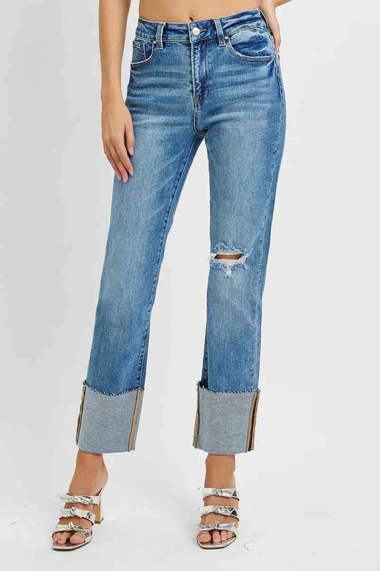Full Size High Rise Ankle Straight Wide Cuffed Jeans Plus Size MEDIUM ed27ee6374c049879b073ea770b1bccd-Max-Origin