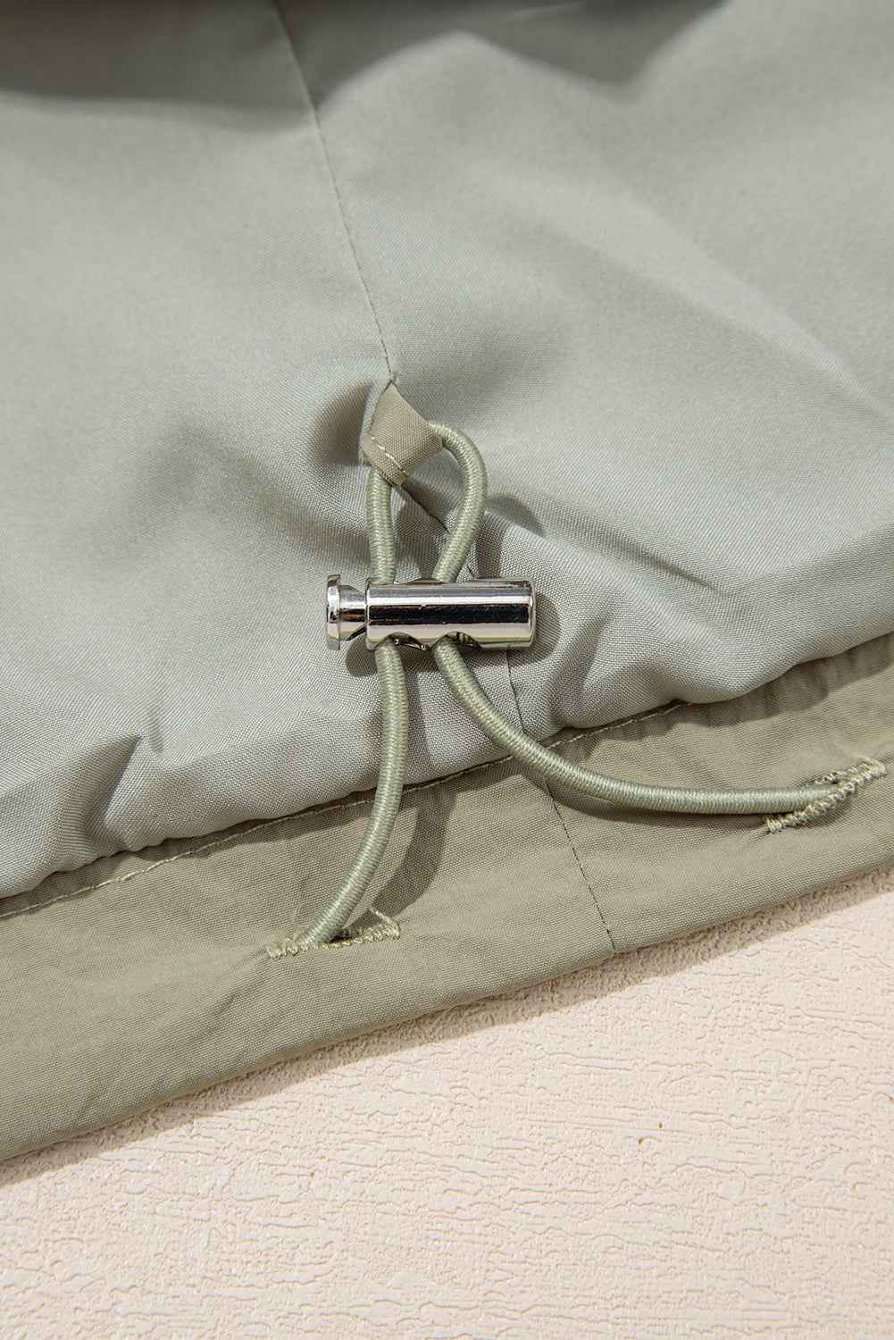 Laurel Green Zipped Pocket Cropped Hooded Utility Jacket ed581a3c5bc154d5
