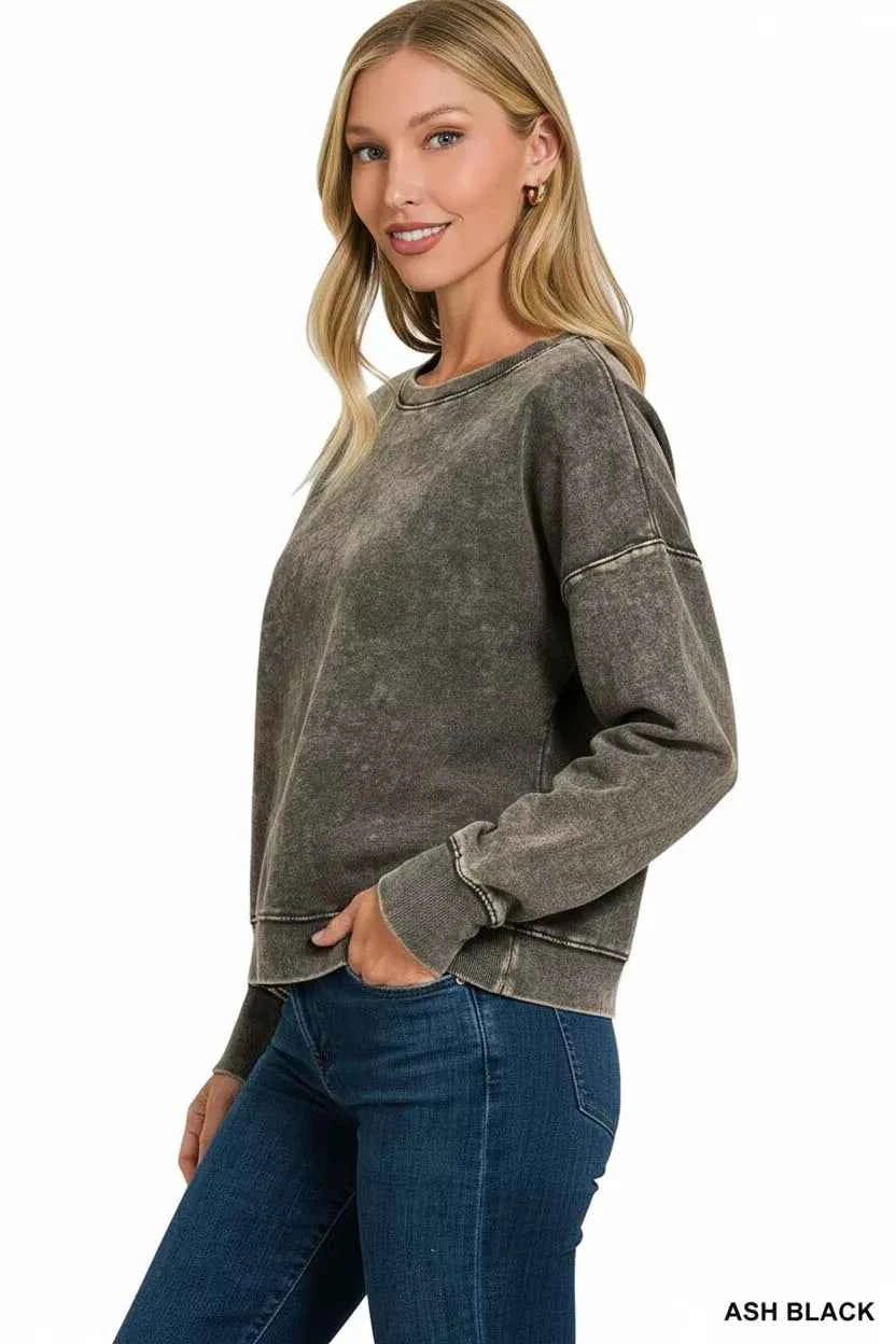 Zenana French Terry Acid Wash Boat Neck Sweatshirt ed6778e4-88ff-4cf4-a2f9-6c08bb1450e0-Max-Origin