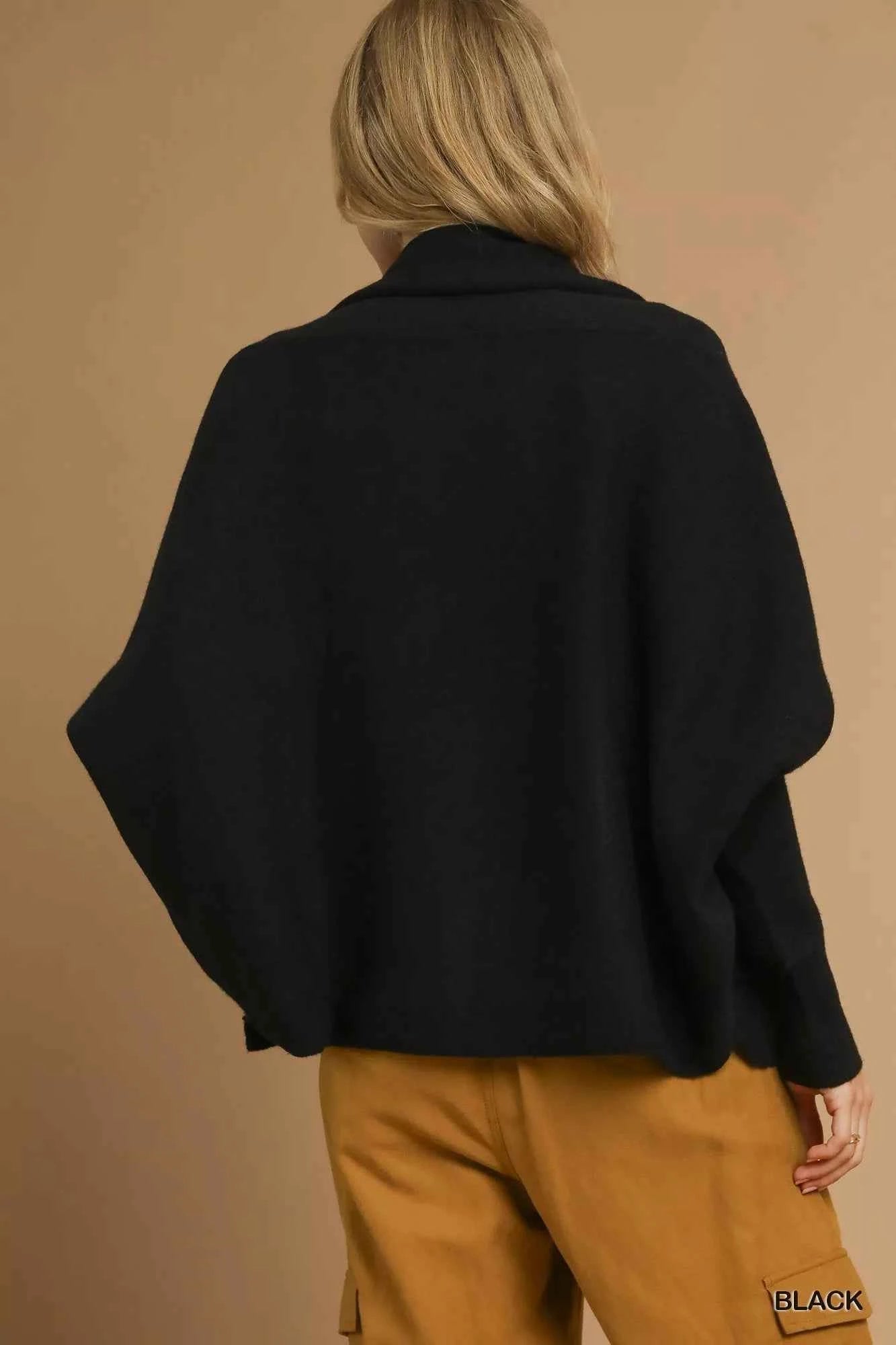Umgee Open Front Cardigan with Front Pockets ed96155e-4154-4db9-bb8e-dc128f2e6aa9-Max-Origin