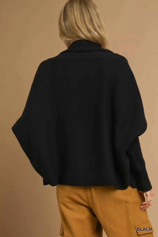 Umgee Open Front Cardigan with Front Pockets ed96155e-4154-4db9-bb8e-dc128f2e6aa9-Max-Origin
