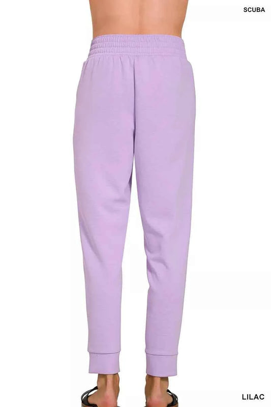 Scuba Mock Neck Sweatshirt and Joggers Set edc451f8d0334cd08787071d5a10c810-Max-Origin