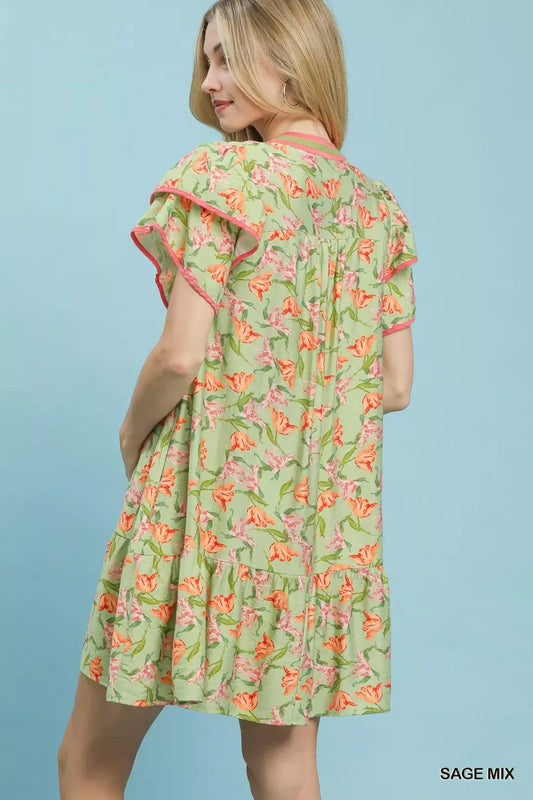 Floral Flutter Sleeve Tiered Dress edf9e27b-ab6a-48ff-8677-20aef48f9af5-Max-Origin