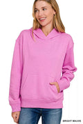 Zenana Fleece Kangaroo Pocket Hoodie BRIGHT MAUVE ee00fff1-208b-4b06-abdc-8a34bfbe1853-Max-Origin