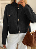 Button-Down Knit Cardigan Black ee3677cd-fdc8-4999-86e0-fcb07b7b59d8-Max-Origin