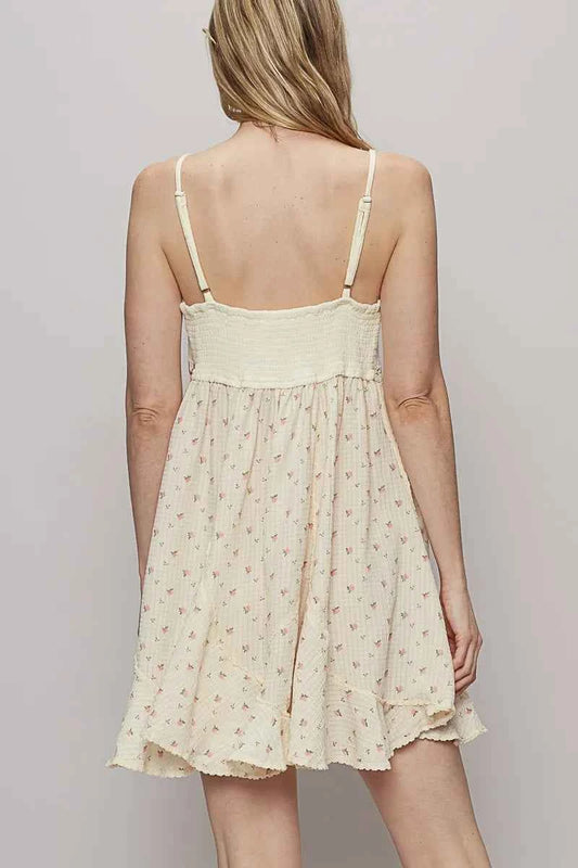 Ruffled Hem Floral Print Cami Mini Dress ee3f5a87-d2e5-484b-b16f-b9060e0b5fdf-Max-Origin