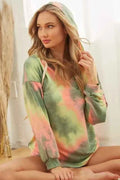 BiBi Tie Dye Terry Hoodie With Twill Tape Drawstring GREEN TIE DYE ee5c0ecac9314980849caaff43afa857-Max-Origin