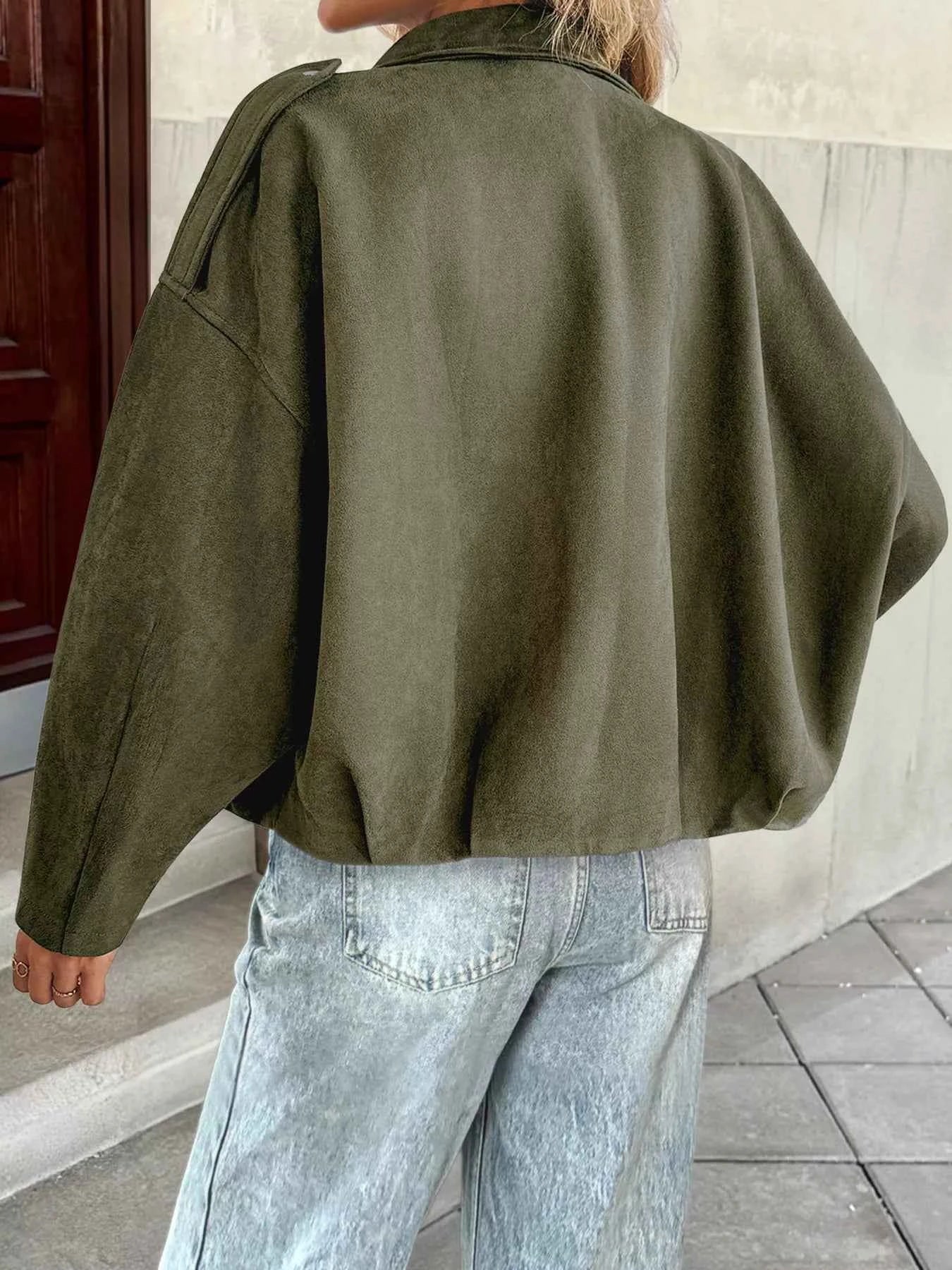 Zip Up Drop Shoulder Jacket ee789e52f8ae4794a722b05ce4ca0b23-Max-Origin