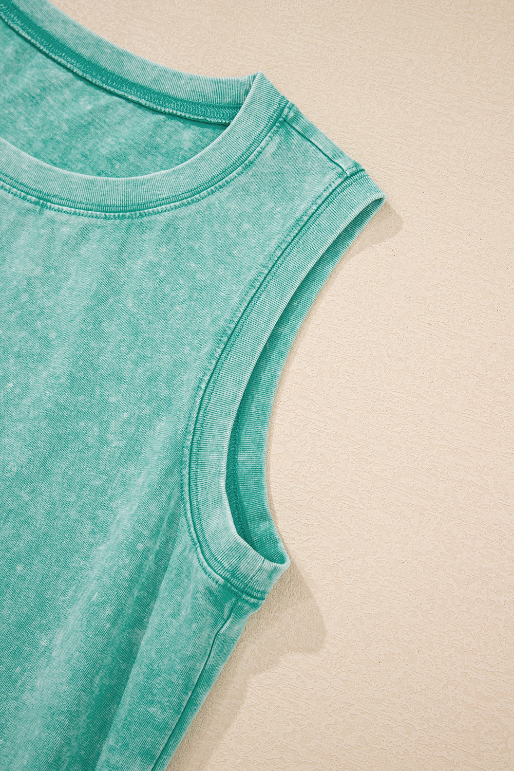 Beau Blue Mineral Wash Pocket Tank Mini Dress ee8daf39321f00fa
