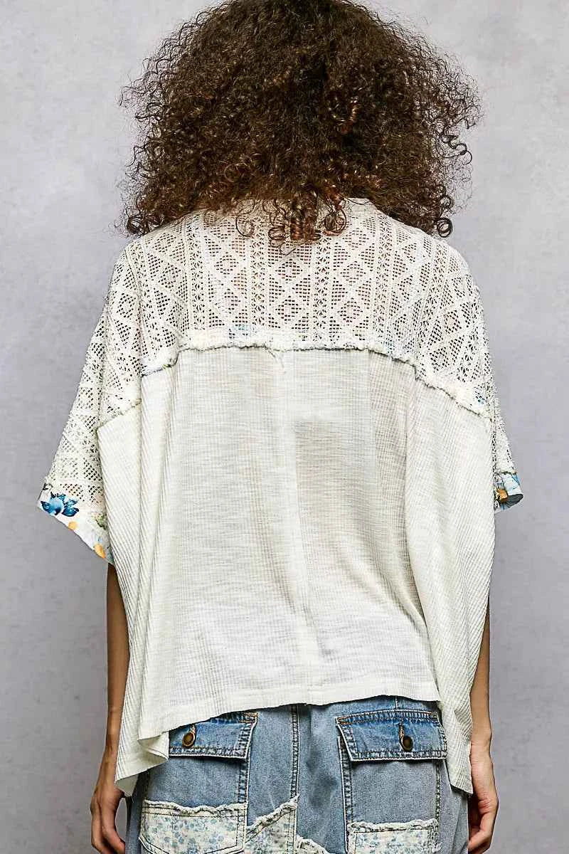 POL Floral Patchwork Lace Accent Blouse ee9b4251-aa05-4b65-aca0-63737527ad1b-Max-Origin