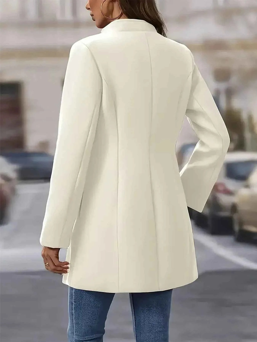 Single-Breasted Longline Blazer Coat eea0f08274c345edac375819d67cc453-Max-Origin