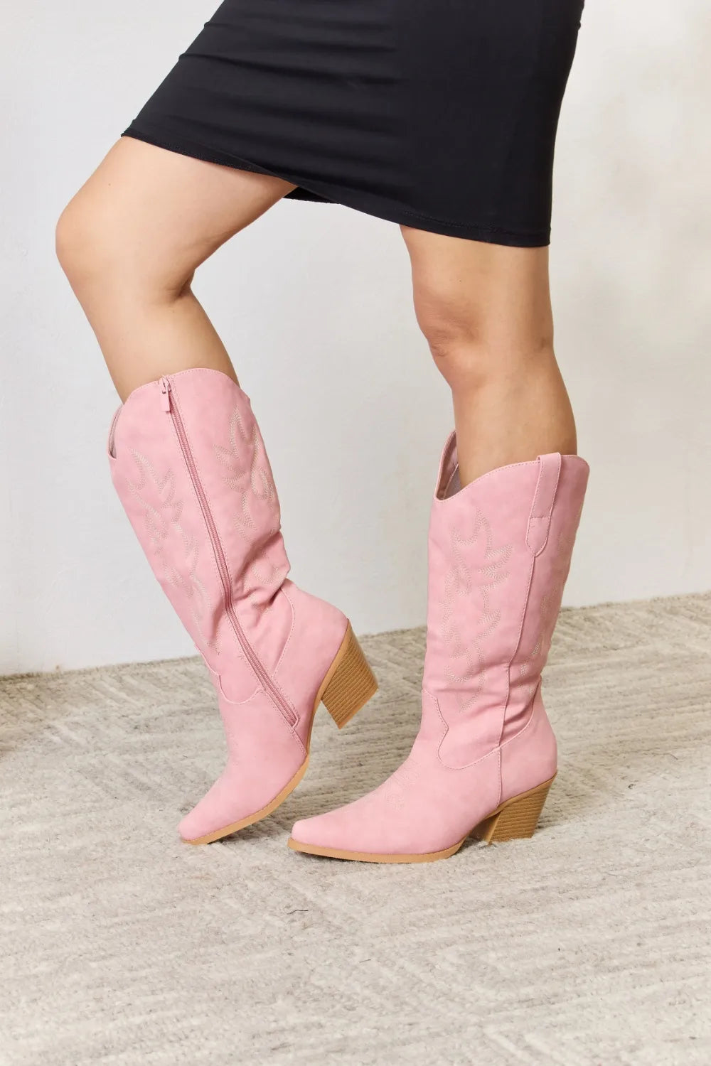 Forever Link Knee High Cowboy Boots eeb2d65198f54dd8b22cb4e941bfed2a-Max