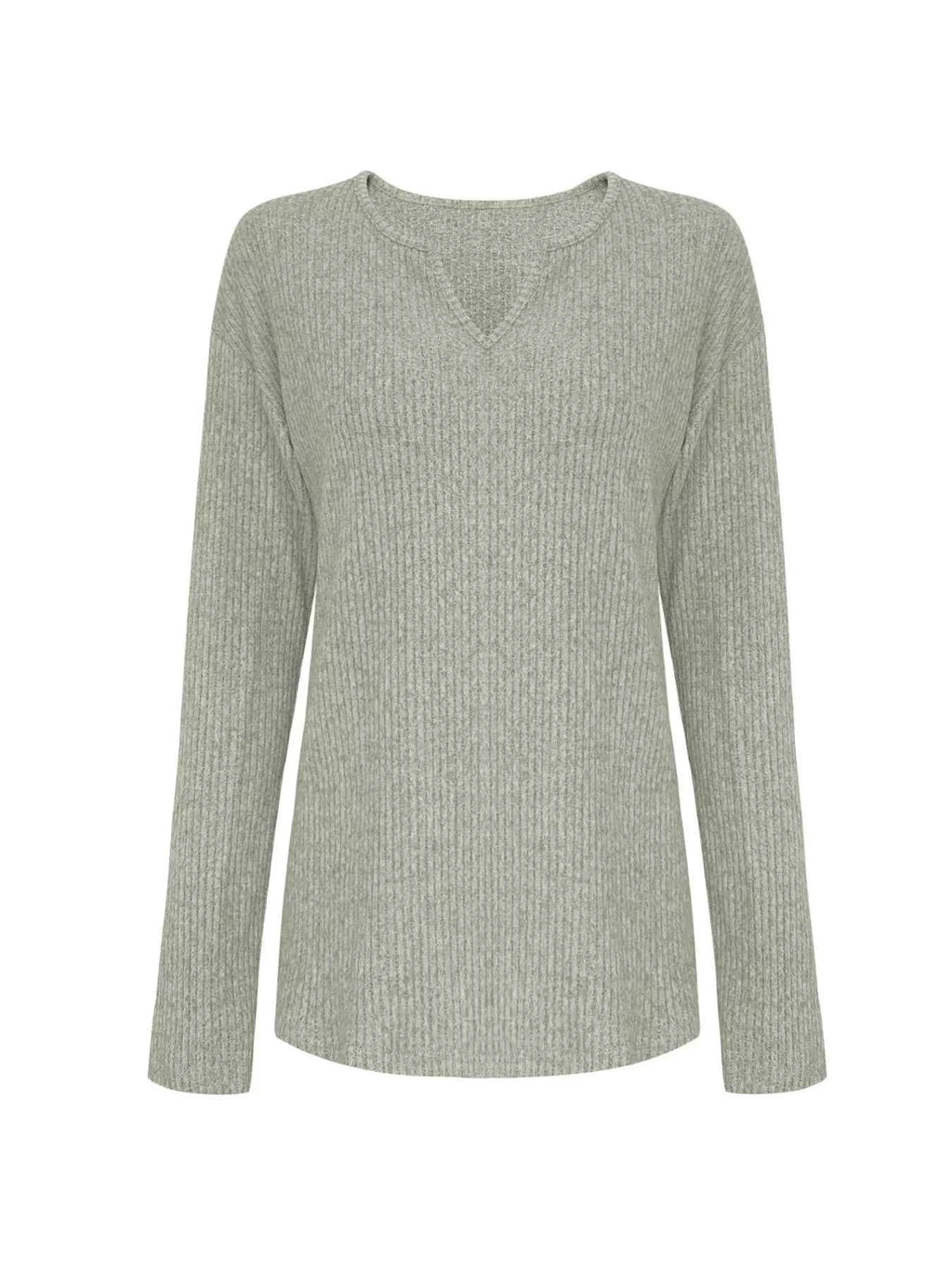 Ribbed Knit Long Sleeve Top and Pants Set eecfa5768c1149e1babbe5dce18c8cd0-Max-Origin