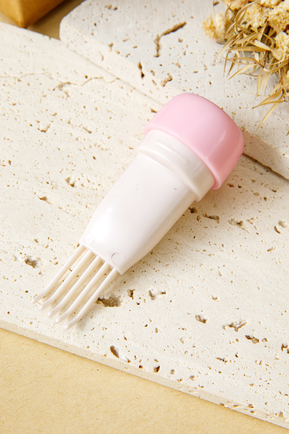 Pink 2 in 1 Round Spherical Air Cushion Detangle Comb eee04c85d27839f4