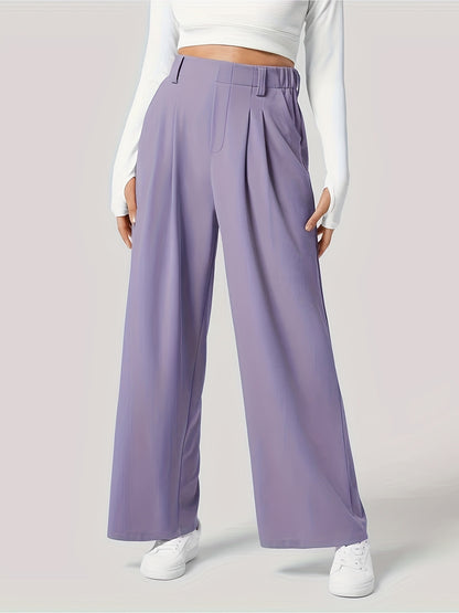 Wide Leg Pants with Pockets