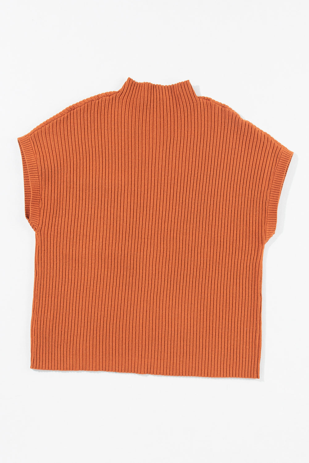 Green Patch Pocket Ribbed Knit Short Sleeve Sweater ef0ce21dacc250c1