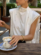 Polka Dot High Neck Tank ef4f188d-cff8-48d1-87df-b4daf016272f-Max