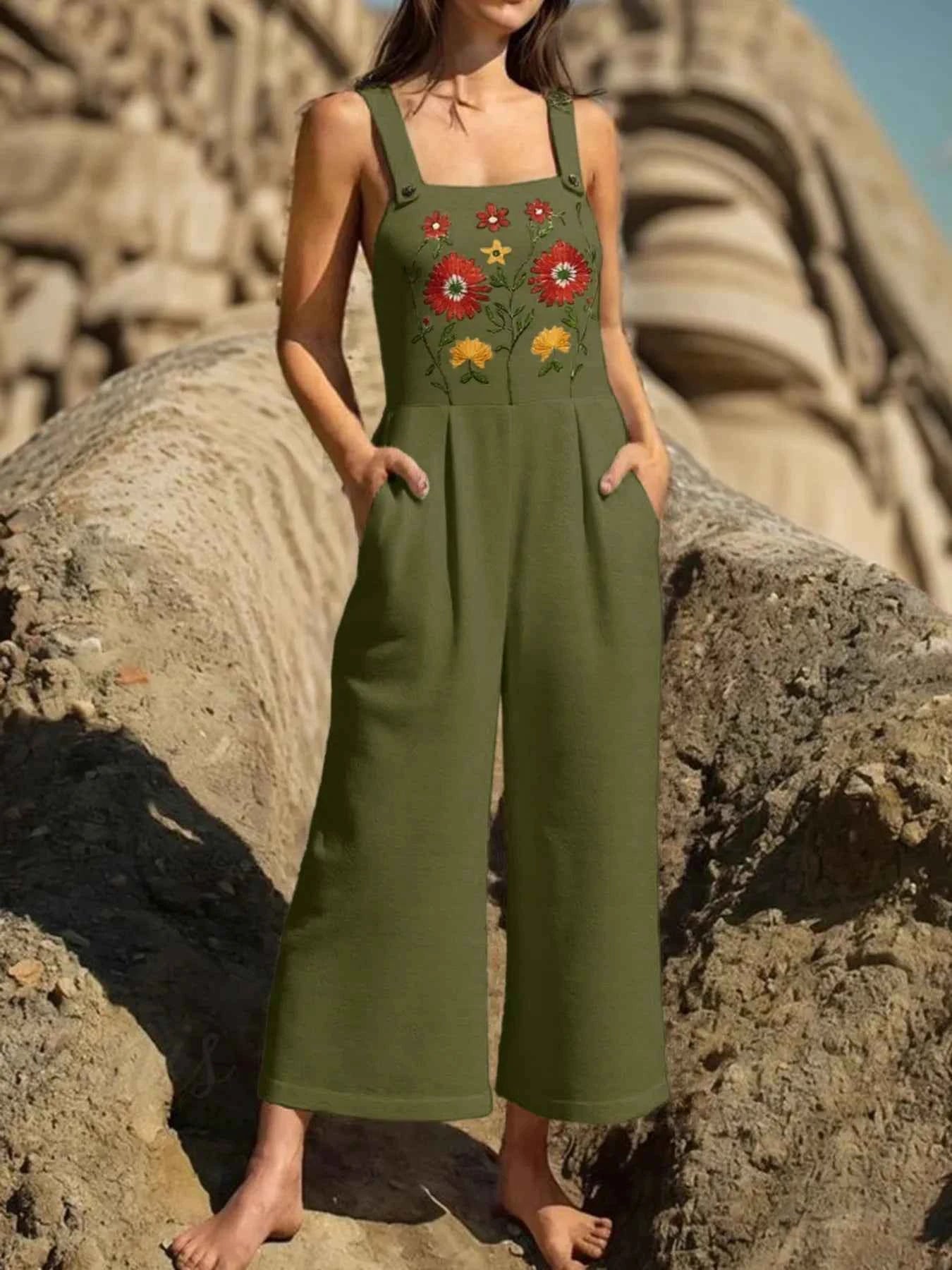 Floral Embroidered Wide Leg Jumpsuit ef50000d-758f-4a85-865a-444b29ef489c-Max-Origin