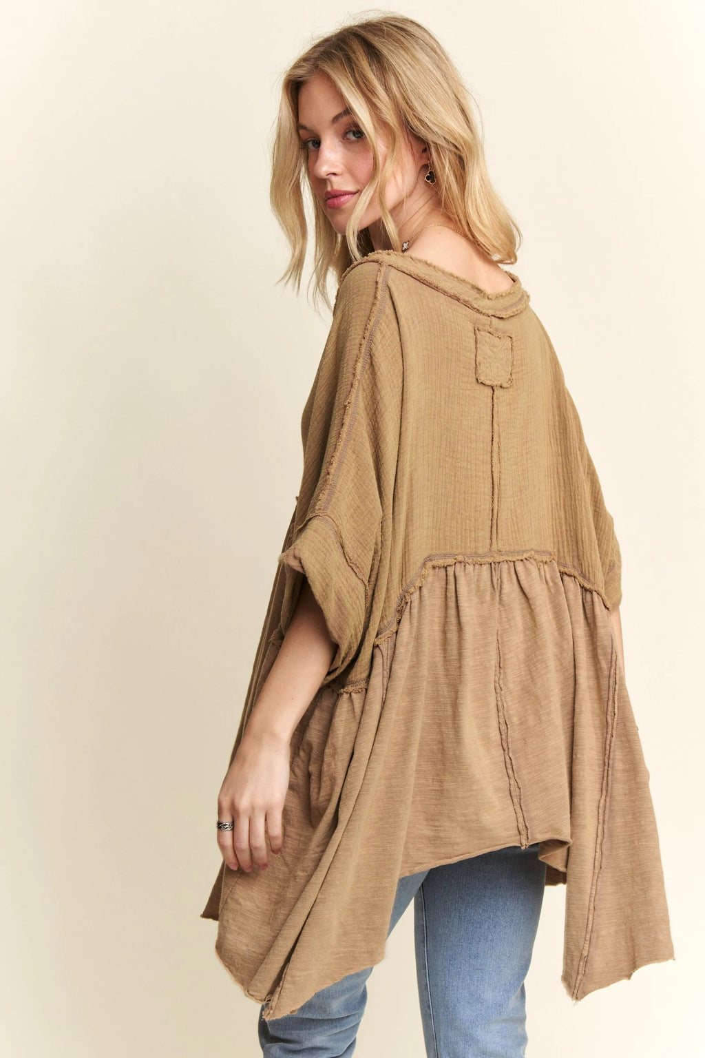 ADORA Oversized Mineral Washed Flare Top ef853f6c468a4a92b327cb66c4d7412f-Max-Origin