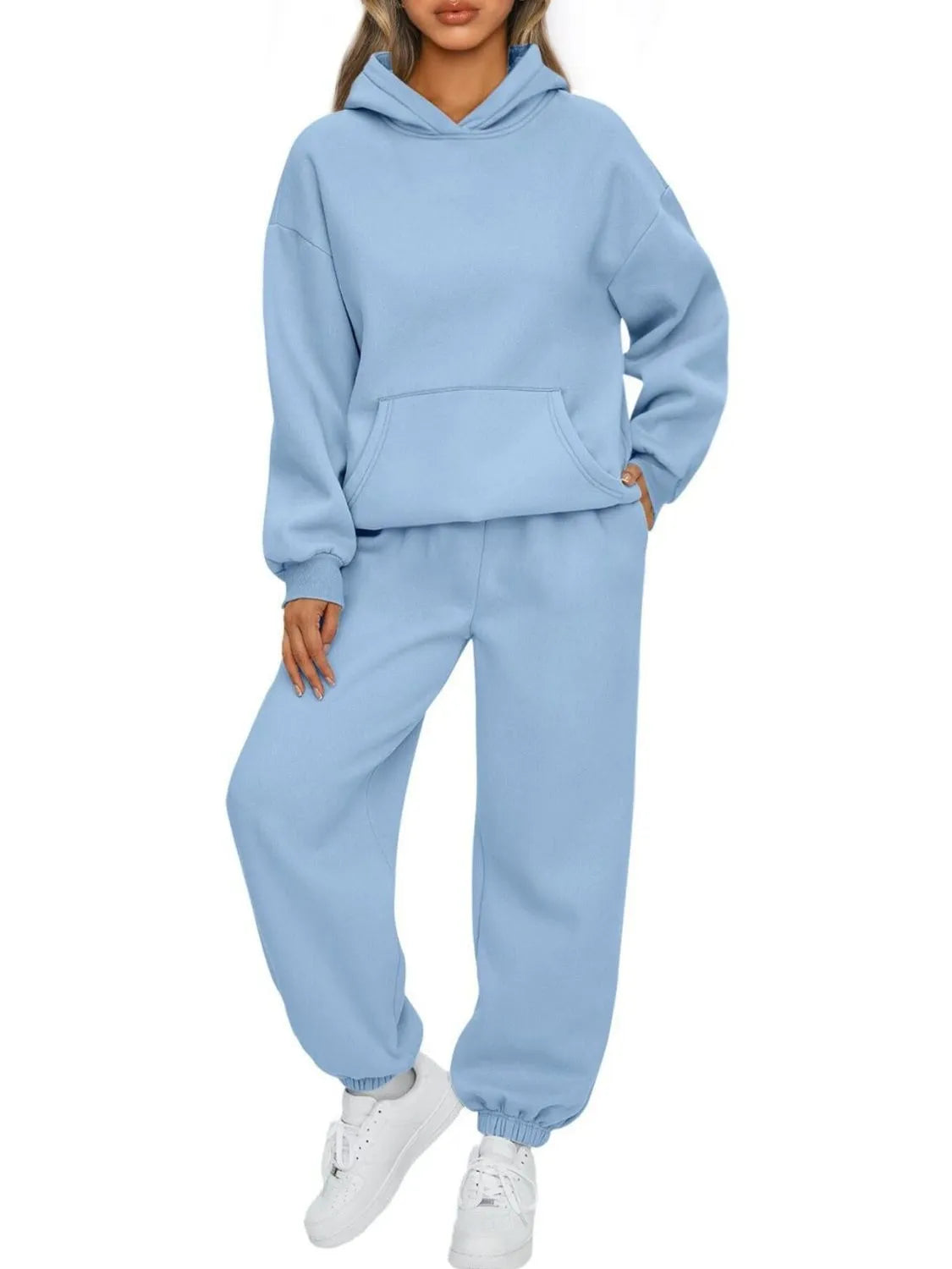 Full Size Kangaroo Pocket Hoodie and Joggers Set Plus Size Light Blue efb82104-9c2e-4167-9b21-fb878a4c11fe-Max-Origin