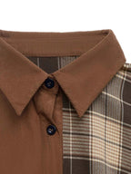 Button Front Plaid Long Sleeve Dress efbda35d-4d5e-4c22-803e-40fbd7740401-Max-Origin