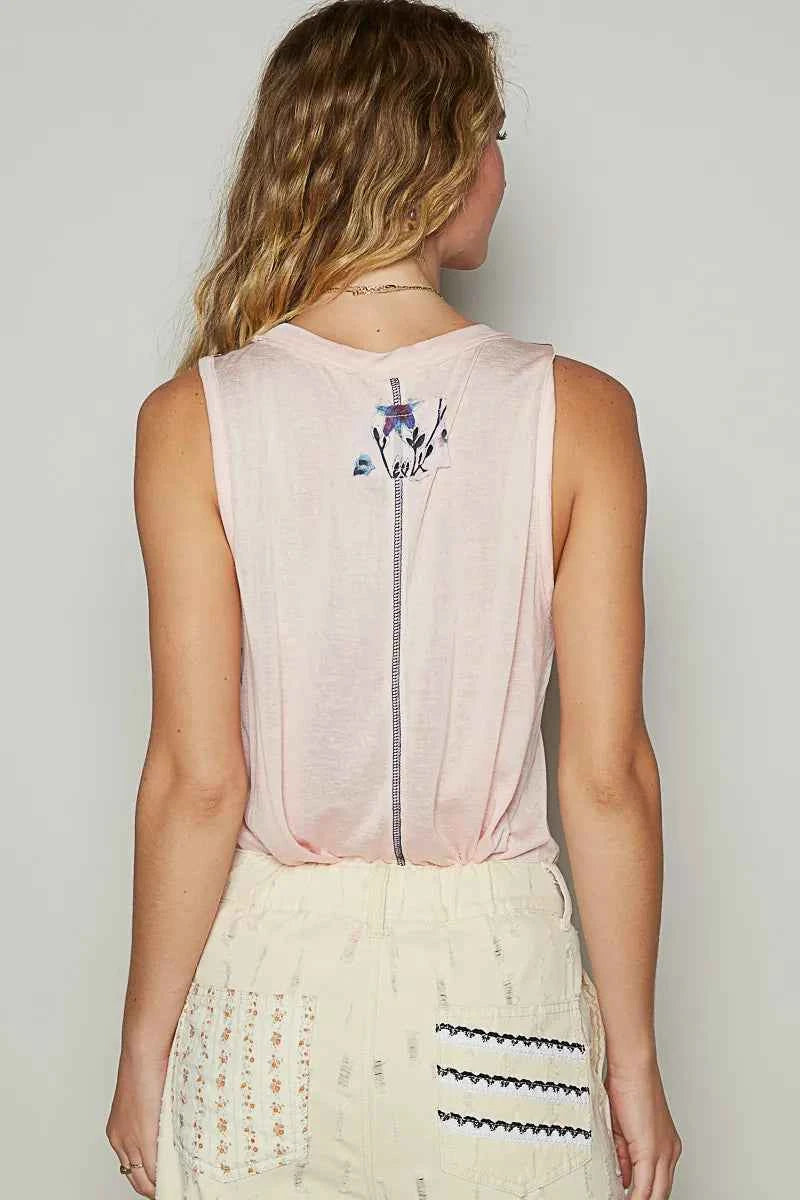 POL Floral Detail Pocket Patch Tank Top efd0d47d-9b57-42fd-a58a-b794dfed34af-Max-Origin