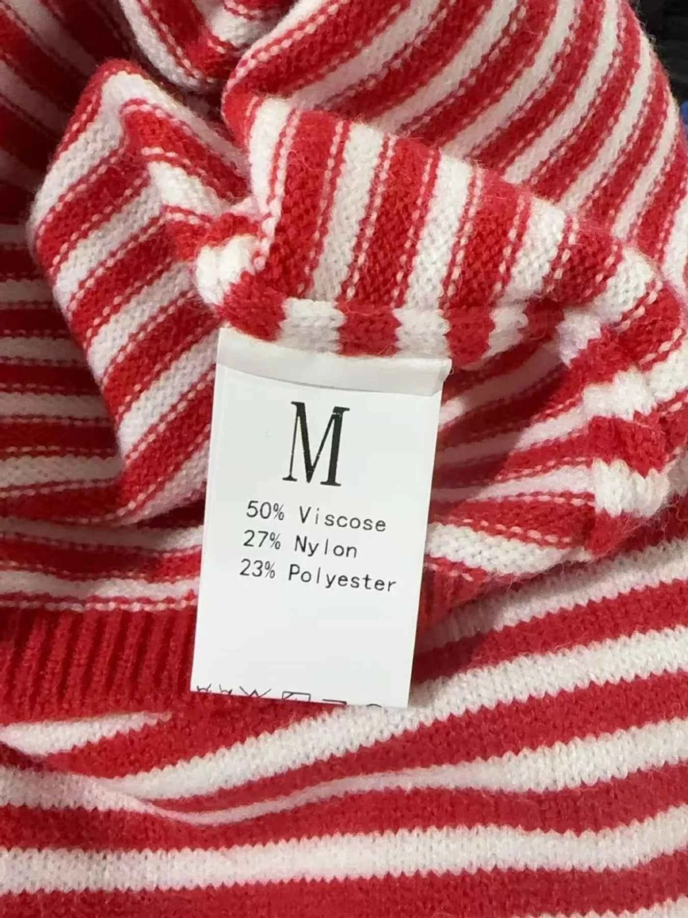 Striped Button Front Long Sleeve Cardigan efd11b0e-b046-4237-b8d5-cae9a447a654-Max-Origin