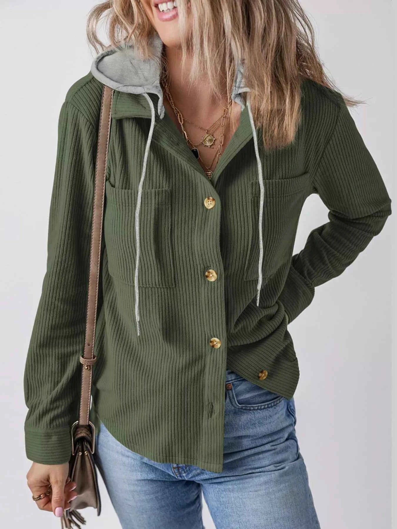 Plus Size Casual Corduroy Button-Down Hooded Jacket efddce9eeeee4be2a38de228e6de6cf9-Max-Origin